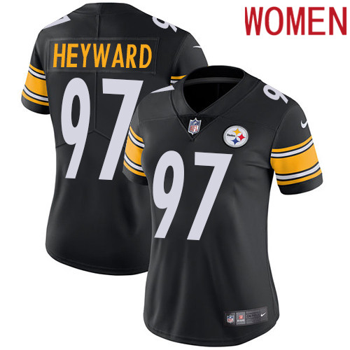 2019 Women Pittsburgh Steelers #97 Heyward Black Nike Vapor Untouchable Limited NFL Jersey